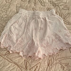 Floral Lace Women's High Waist Shorts